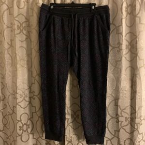 Gray Aztec Sweatpants Joggers